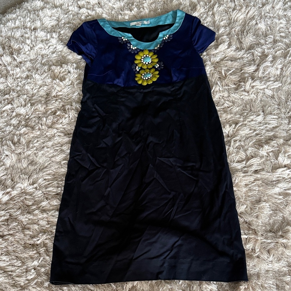 Boden size 8L embellished dress, EUC